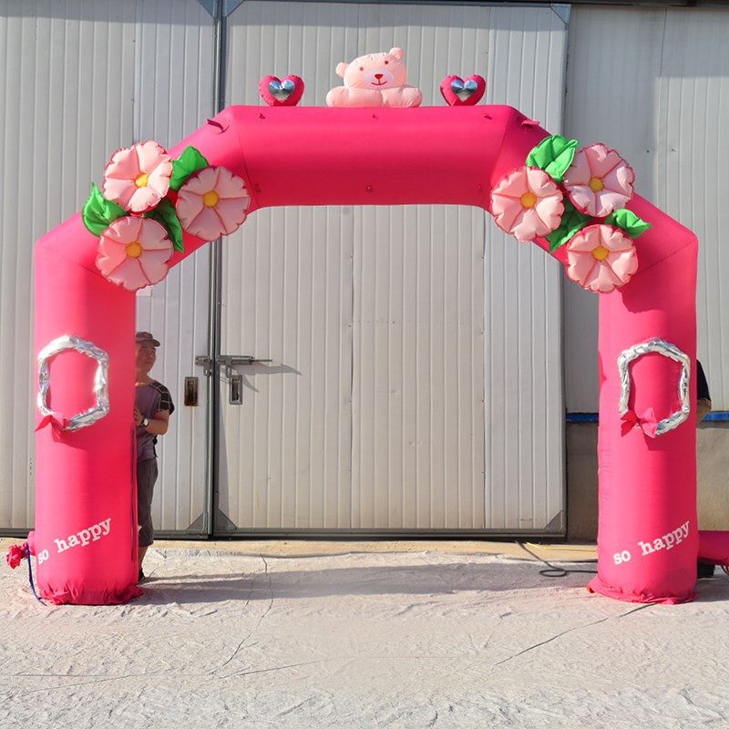 本溪粉色婚礼拱门
